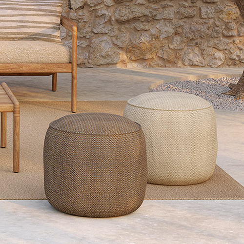  Outdoor Ottomans + Low Stools